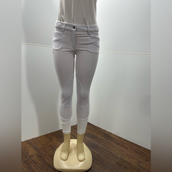 Equestrian Show Pants Sakkara Javi White - Picture 1 of 4